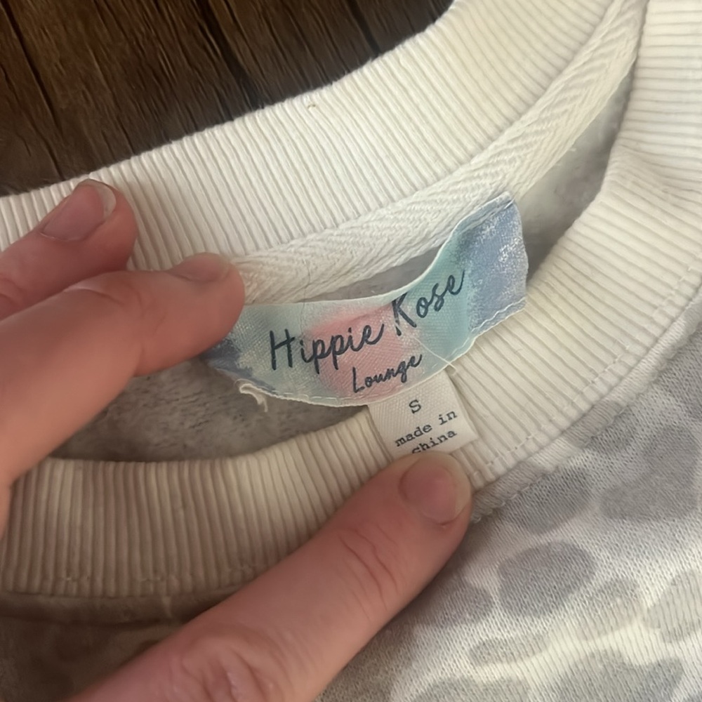 S leopard dropped pullover - Picture 2 of 4